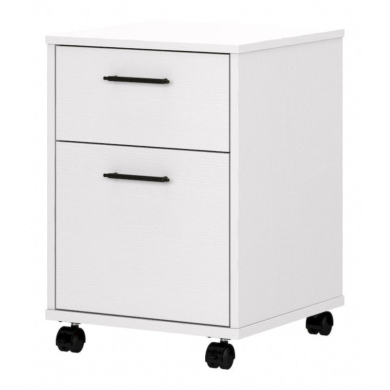 2 Drawer Mobile File Cabinet with Lock Wheels for Home Office