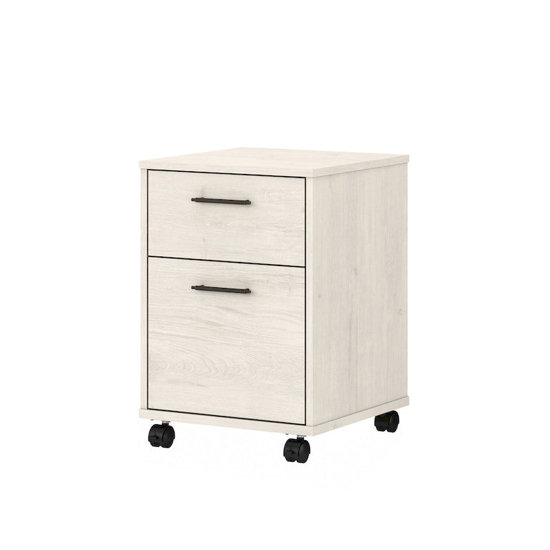 2 Drawer Mobile File Cabinet with Lock Wheels for Home Office