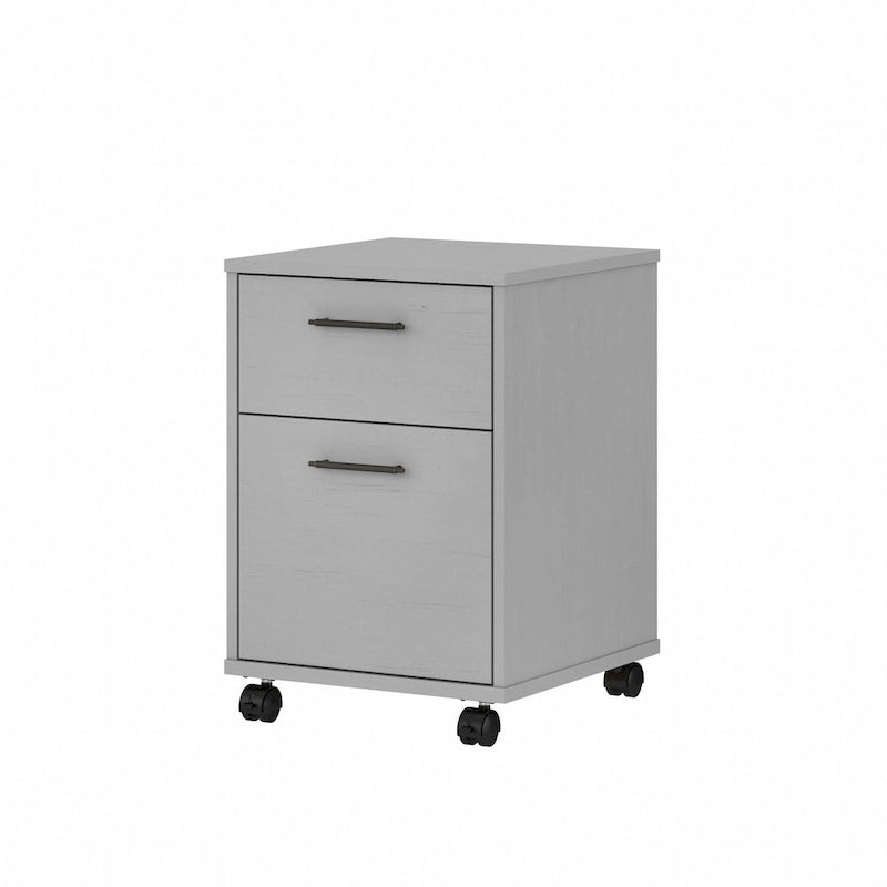 2 Drawer Mobile File Cabinet with Lock Wheels for Home Office