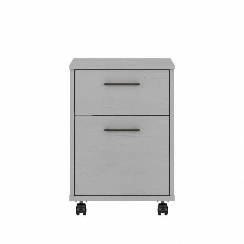 2 Drawer Mobile File Cabinet with Lock Wheels for Home Office