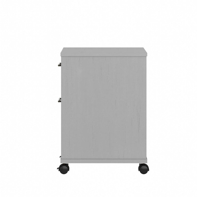 2 Drawer Mobile File Cabinet with Lock Wheels for Home Office
