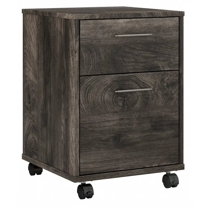 2 Drawer Mobile File Cabinet with Lock Wheels for Home Office