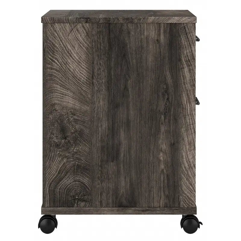 2 Drawer Mobile File Cabinet with Lock Wheels for Home Office