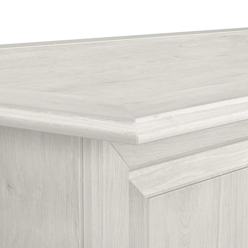 66W Executive Desk with Drawers Storage Traditional Style Home Office