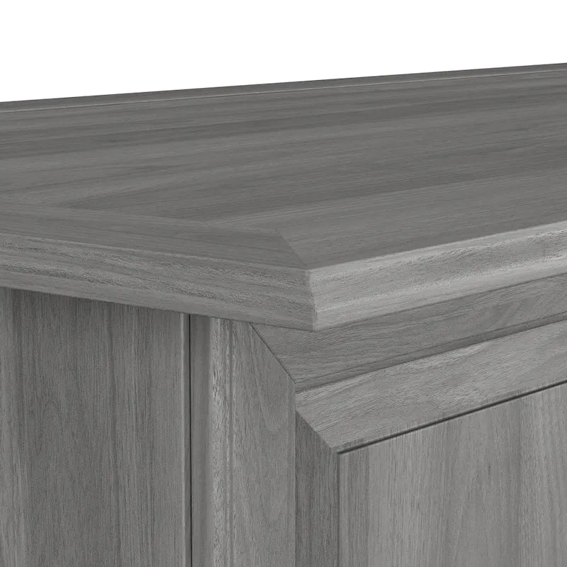 66W Executive Desk with Drawers Storage Traditional Style Home Office