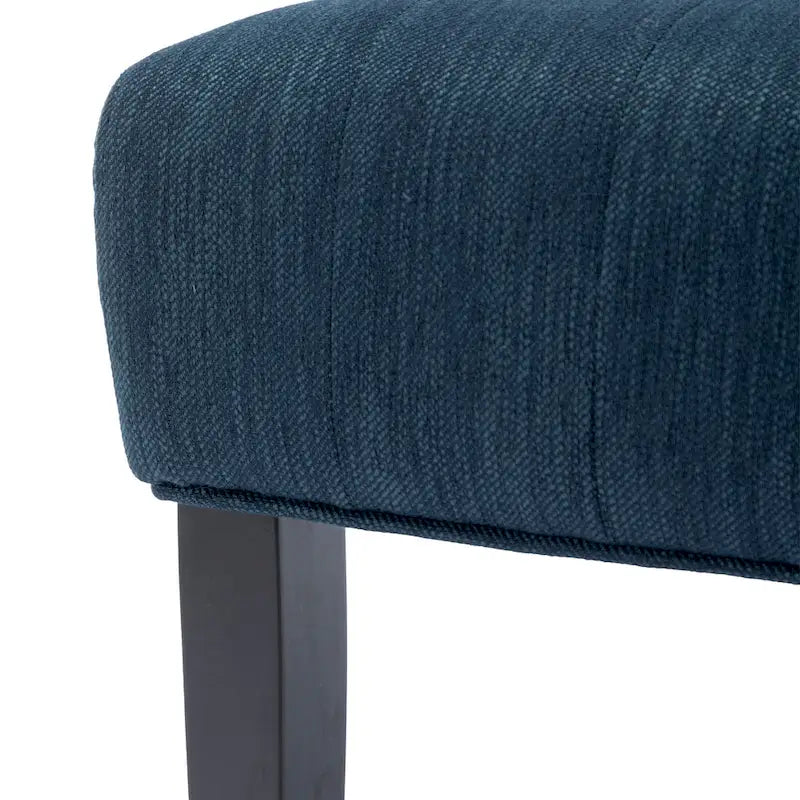 Fabric Tufted Accent Chair Set of 2 with Rubberwood Legs Upholstered