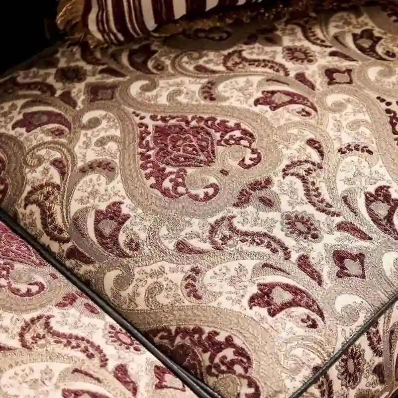 Traditional Faux Leather Rolled Arms Tufted Sofa with Accent Pillows
