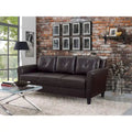 iLounge Harvard Faux Leather Sofa