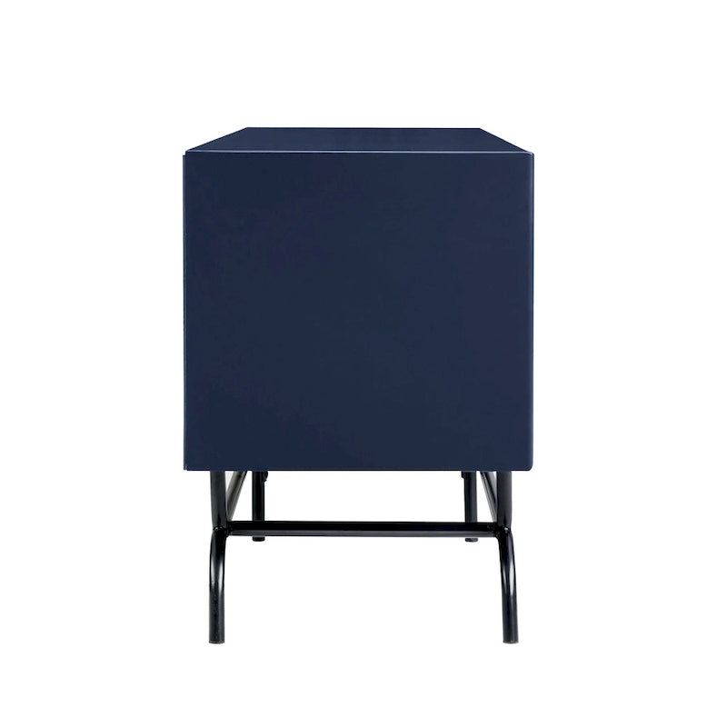 Modern 60-Inch 3-Drawer Media Cabinet TV Stand with Cable Management