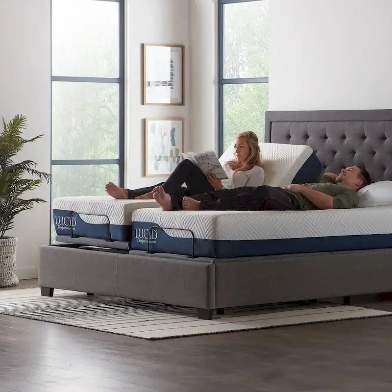 Deluxe Adjustable Bed Base with Wireless Remote and Smart App