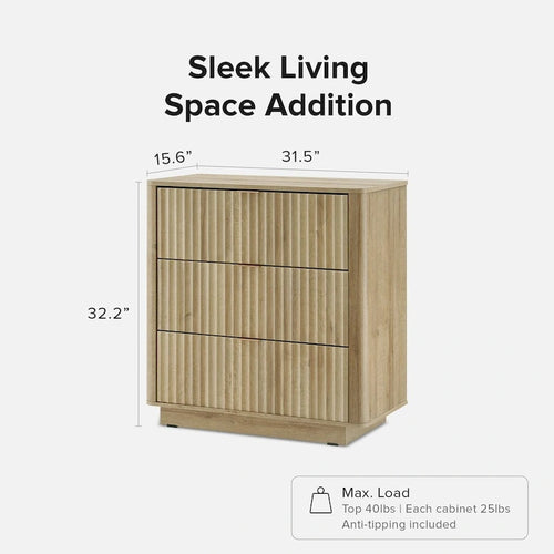 Mopio Brooklyn 3 Drawer Dresser