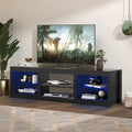 66-Inch Modern LED TV Stand Console Table for TVs up to 75 Inches