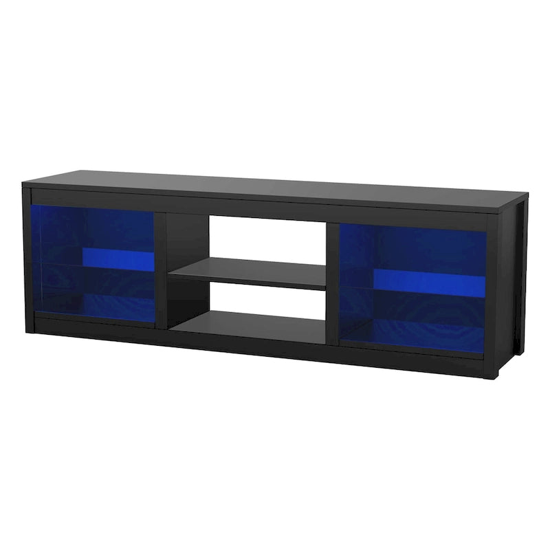 66-Inch Modern LED TV Stand Console Table for TVs up to 75 Inches
