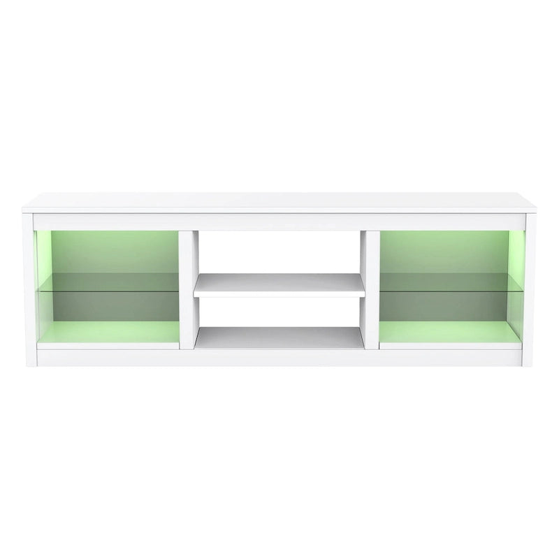 66-Inch Modern LED TV Stand Console Table for TVs up to 75 Inches