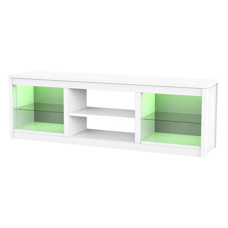 66-Inch Modern LED TV Stand Console Table for TVs up to 75 Inches