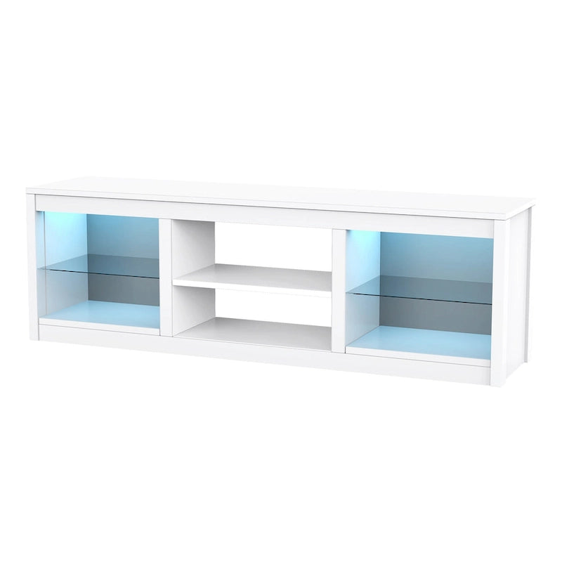 66-Inch Modern LED TV Stand Console Table for TVs up to 75 Inches