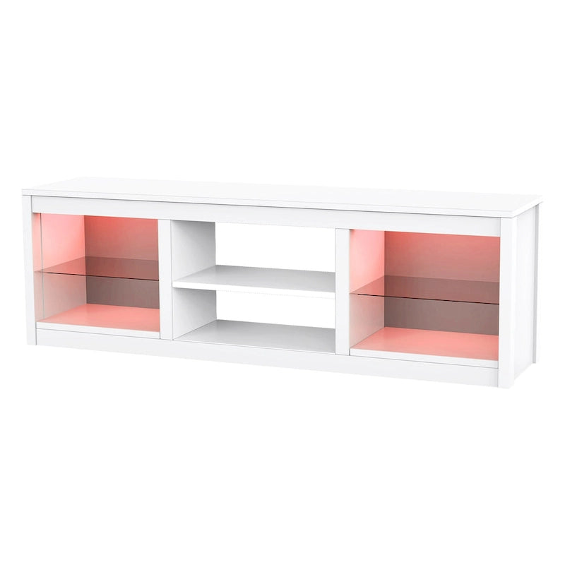 66-Inch Modern LED TV Stand Console Table for TVs up to 75 Inches